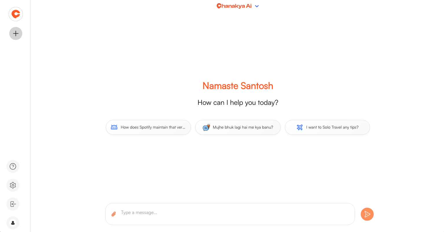 Chanakya AI screenshot